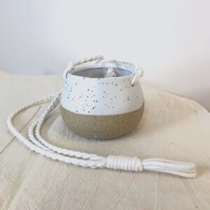 Boho Ceramic Hanging Pot